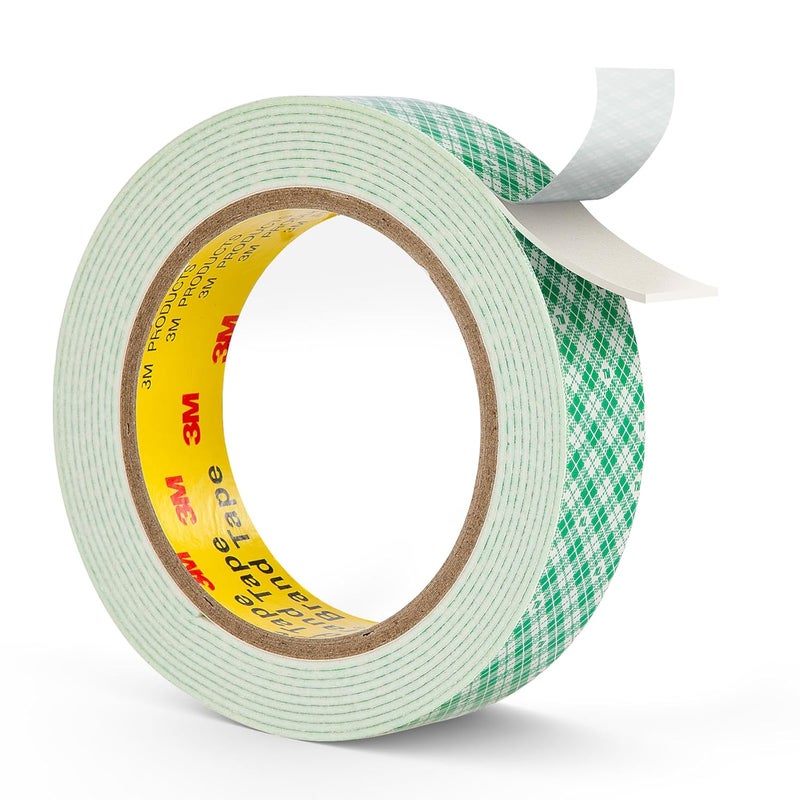 Surekeep 3M Double Sided Foam Tape 1" x 10Ft White 4026 Double Coated Urethane Adhesion Polyurethane Tape for Mounting Signs Craft DIY Projects Cards, 1 Pack - Image 1